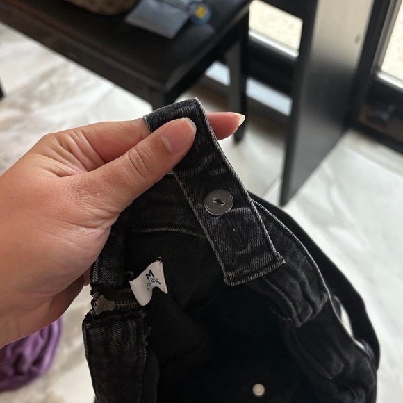 Hollister Black Button-Up Mini Dress - Picture 4 of 5